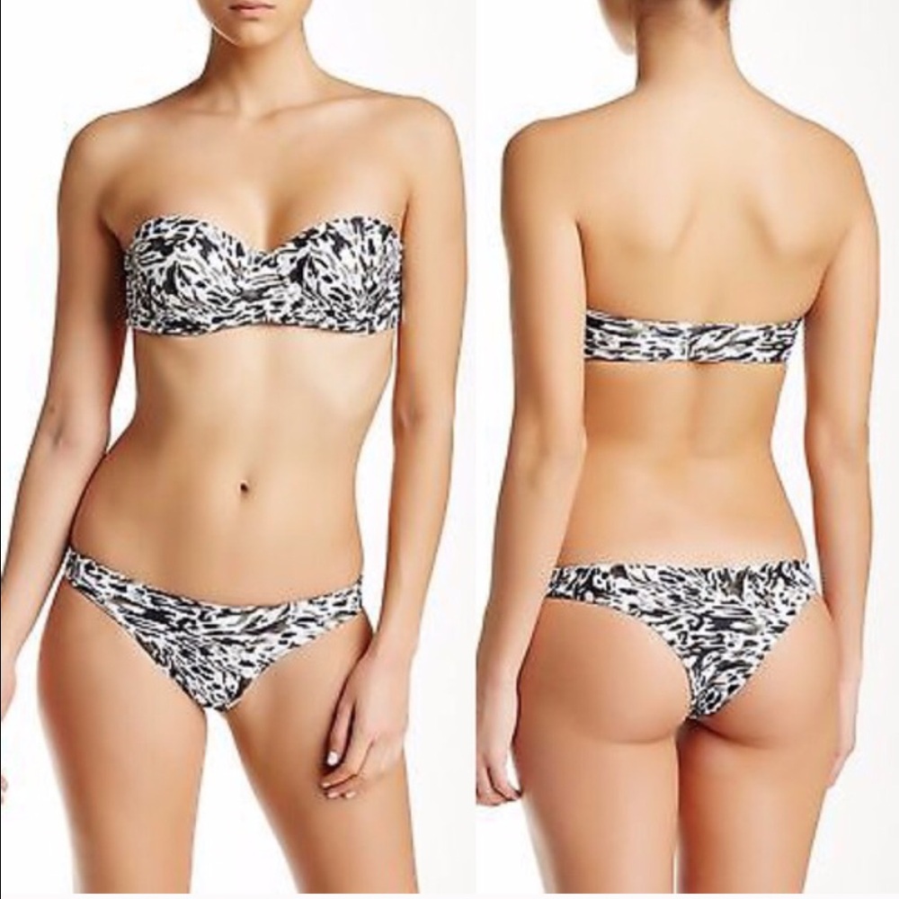 Mikoh Black and White Bikini